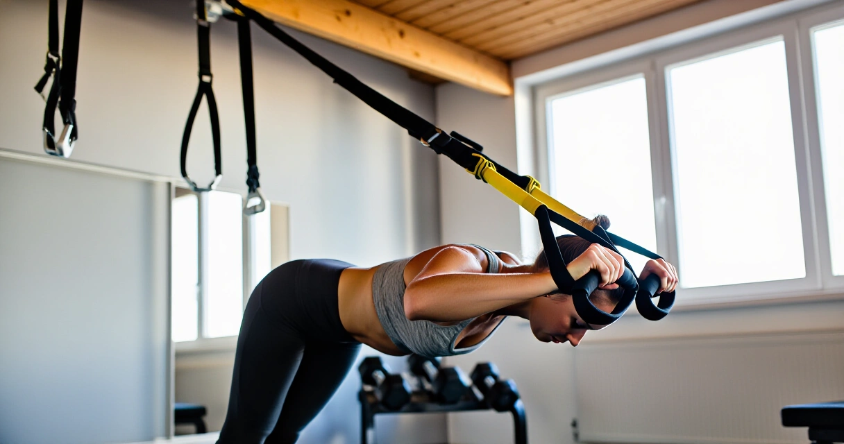 TRX-soutu kotisalilla skandinaavisessa kodissa